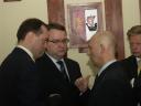 Marek Biernacki z Mieczyslawem Strukiem, Jozefem Reszke i Jackiem Bendykowskim